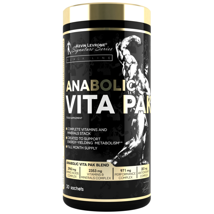 Kevin Levrone ANABOLIC VITA PAK 30 sachets 5903719210126 | YPDU-16340 Levrone Black | YPDU-16340