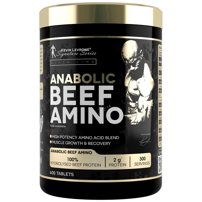 Kevin Levrone ANABOLIC BEEF AMINO 600 tablets | ISMV-86345 Levrone Black | ISMV-86345