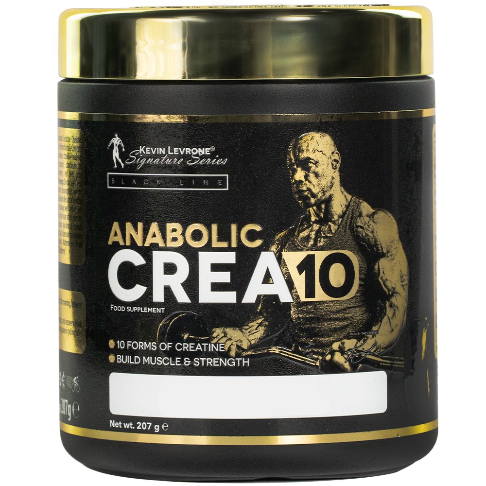 Kevin Levrone Anabolic Crea10, 207 G, Contains 10 Kinds of Creatine | TXRC-47023 Levrone Black | TXRC-47023