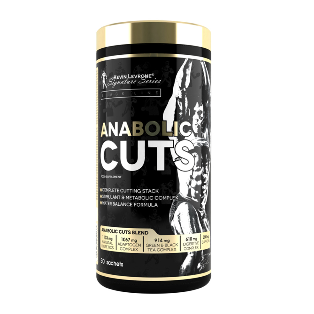 Kevin Levrone Anabolic Cuts, 30 Sachets, Burning of Excess Fat, Includes Diuretics | UHQF-57360 Levrone Black | UHQF-57360