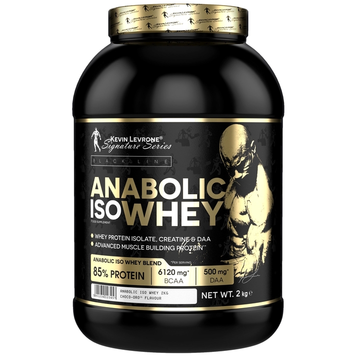Kevin Levrone Anabolic Iso Whey, 2 KG, 85% Protein, Advanced Muscle building Protein | BLKN-80741 Levrone Black | BLKN-80741