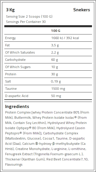Kevin Levrone Anabolic Mass, 3 Kg, Contributes to a Growth in Muscle Mass | QSZJ-63802 Levrone Black | QSZJ-63802