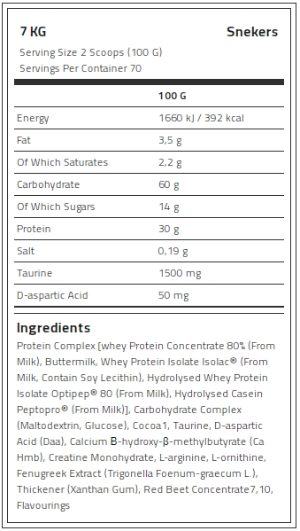 Kevin Levrone Anabolic Mass, 7 Kg, Contributes to a Growth in Muscle Mass | HVFN-54217 Levrone Black | HVFN-54217