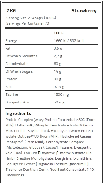 Kevin Levrone Anabolic Mass, 7 Kg, Contributes to a Growth in Muscle Mass | HVFN-54217 Levrone Black | HVFN-54217