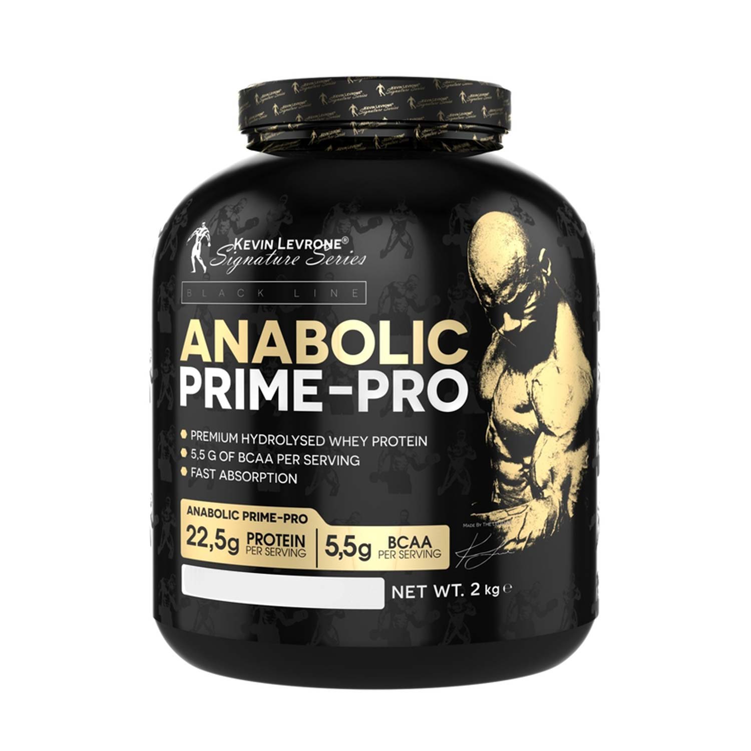 Kevin Levrone Anabolic Prime Pro Whey, 2 Kg, Premium Hydrolyzed Whey Protein | UKBL-39876 Levrone Black | UKBL-39876