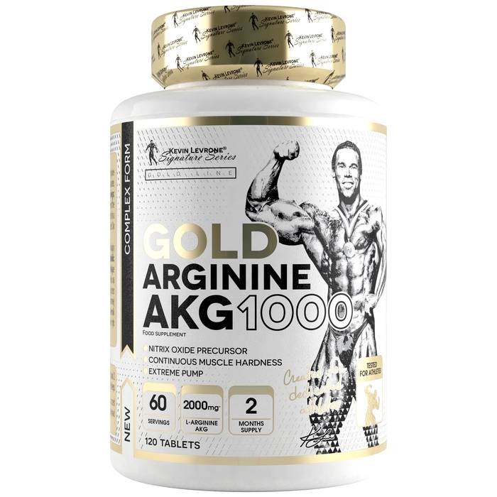 Kevin Levrone GOLD ARGININE AKG 1000 120 tablets | QZOX-89342 Levrone Gold | QZOX-89342