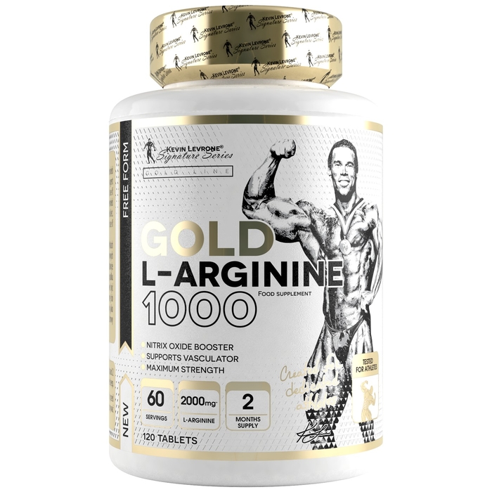 Kevin Levrone GOLD L-ARGININE 1000 120 tablets | QXOI-68021 Levrone Gold | QXOI-68021