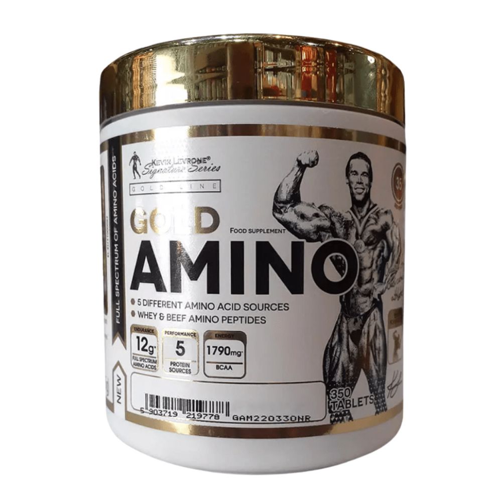 Kevin Levrone Gold Amino, 350 Tablets, 5 Different Amino Acid Sources, Increased Stamina | XQFN-41975 Levrone Gold | XQFN-41975