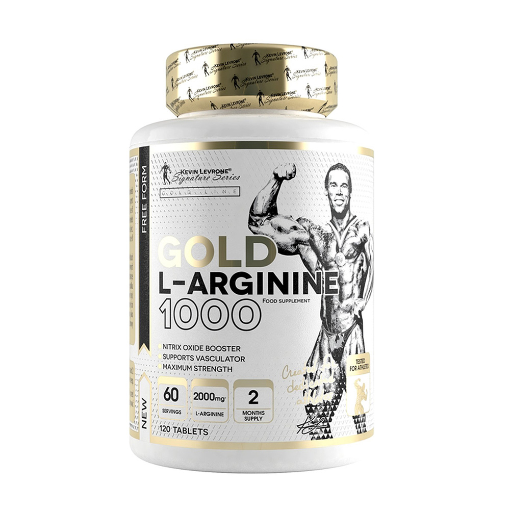 Kevin Levrone L Arginine, 120 Tablets, Provides as Much as 4000 Mg of Pure L-arginine | NORH-31875 Levrone Gold | NORH-31875