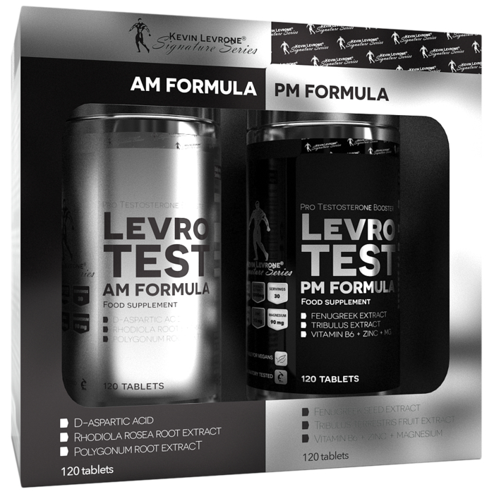 Kevin Levrone LevroTest AM PM formula 240 (2x120) tablets 5902610934568 | SEGV-45987 Levrone Silver | SEGV-45987