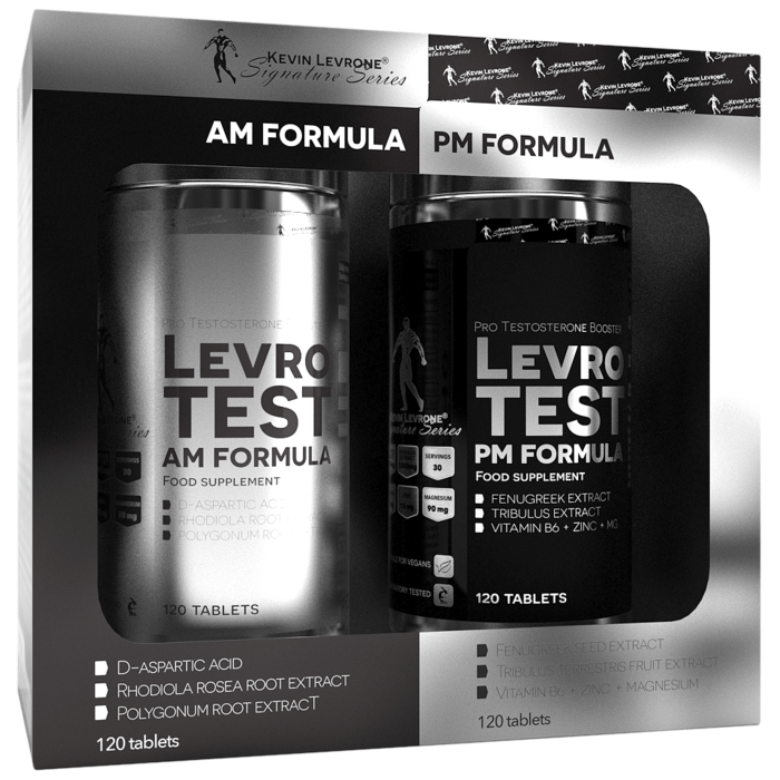 Kevin Levrone Levro Test (AM PM formula) 240 (2x120) tabs 5903719237260 | ZCAE-71509 Levrone Silver | ZCAE-71509