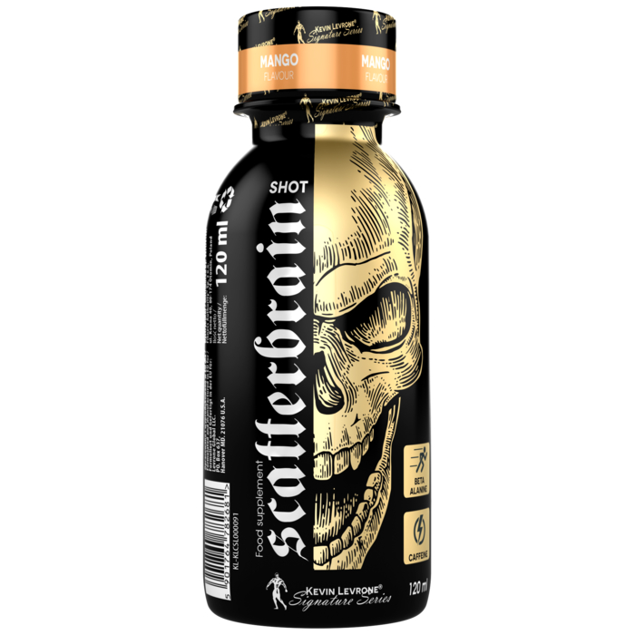 Kevin Levrone SCATTERBRAIN SHOT 120 ml (energy drink) 5903719229197 | HWSN-12935 Levrone Black | HWSN-12935