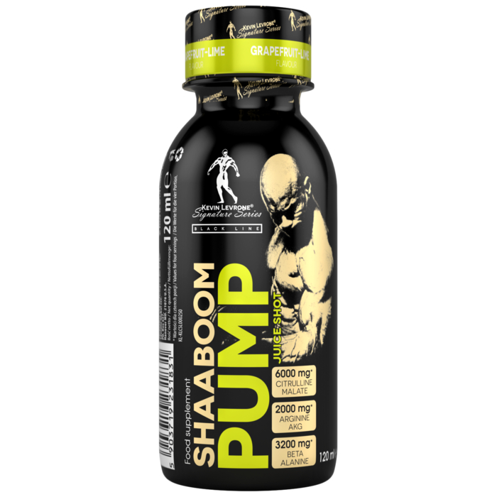 Kevin Levrone SHAABOOM PUMP JUICE SHOT 120 ml (energy drink) 5903719231831 | GQVP-05294 Levrone Black | GQVP-05294