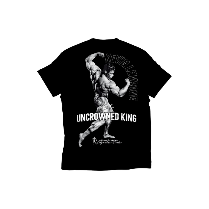 Kevin Levrone T-Shirt UNCROWNED KING 240g Black 5903719263894 | AEQY-78064 Levrone Merch | AEQY-78064