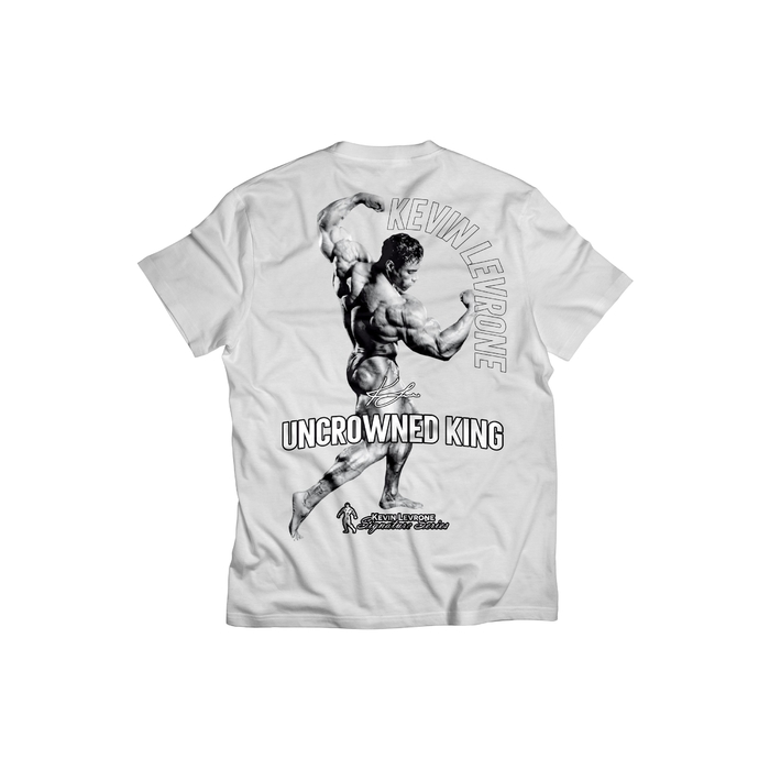 Kevin Levrone T-Shirt UNCROWNED KING 240g White 5903719263900 | KEIX-31024 Levrone Merch | KEIX-31024