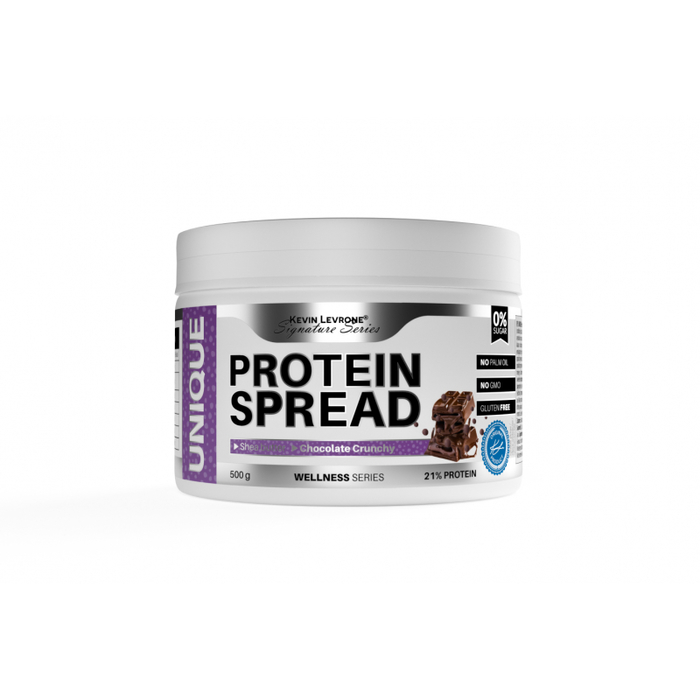 Kevin Levrone Unique Protein Spread 500g Chocolate crunchy 5903719205016 | OWTL-40187 Levrone Wellness | OWTL-40187